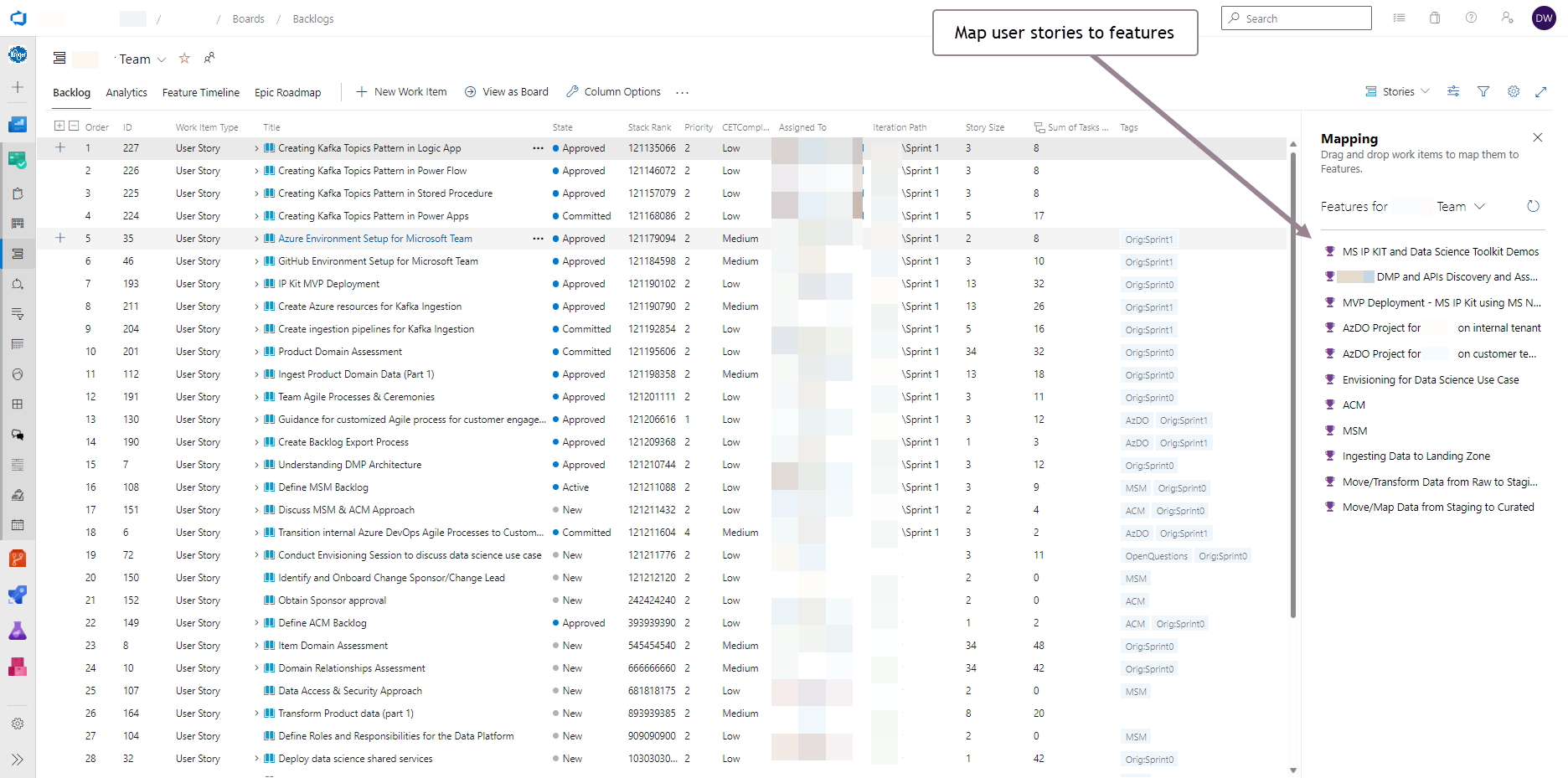 Backlog Mapping