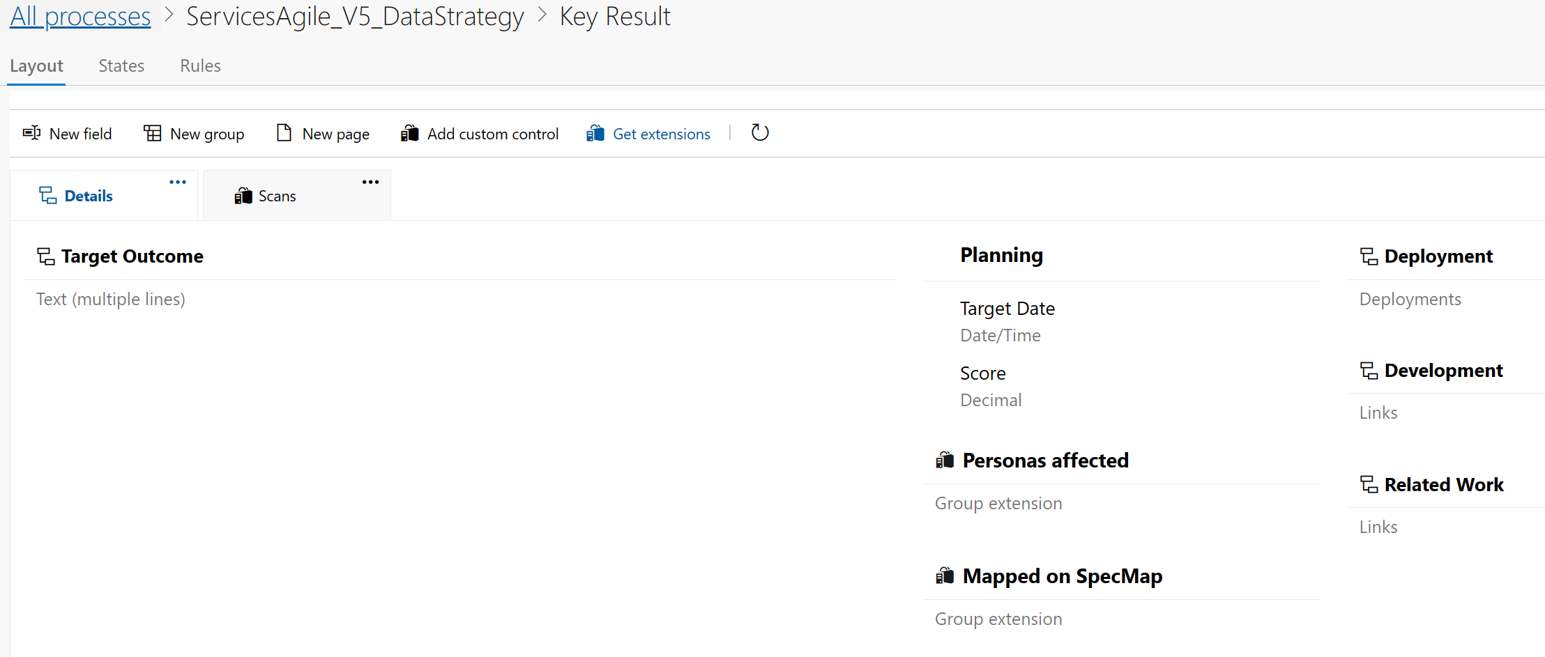 Data Strategy Key Result Work Item Type